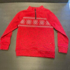 Boys Size L (7) Red Sweater